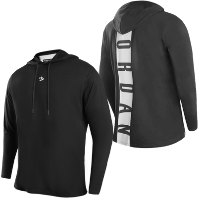 AJ23连帽长袖投篮服帽衫卫衣纯棉