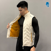 BKCXZICE轻薄羽绒棉马甲户外运动训练健身跑步马拉松保暖背心外套