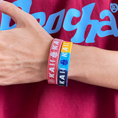 欧神仙中国行运动手环KAI欧文训练热身跑步健身篮球腕带穿搭配饰