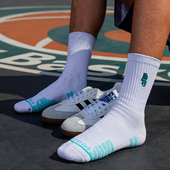 bkcxzice破冰王牌实战篮球袜毛巾底运动棉袜中长筒学生党口粮袜子