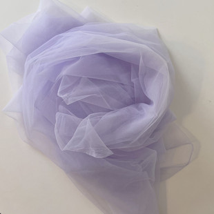 雪青紫色红色椅背纱柔软瑞士网软网纱楼梯装饰纱婚礼背景布置礼服