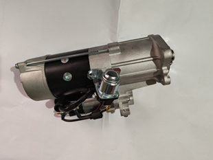 适用于三一挖机245新款三菱D06FR马达QDJ2456V 24V两孔12齿6.0KW