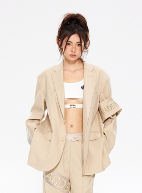 ARDENCODE W 袖章丨男女同款袖章别针立体刺绣袖章大os单排扣西装