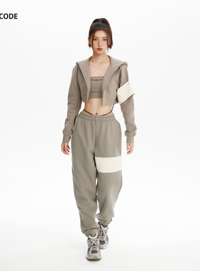 ARDENCODE W 袖章丨男女同款刺绣宽松卫裤裤子高街ins潮欧美风