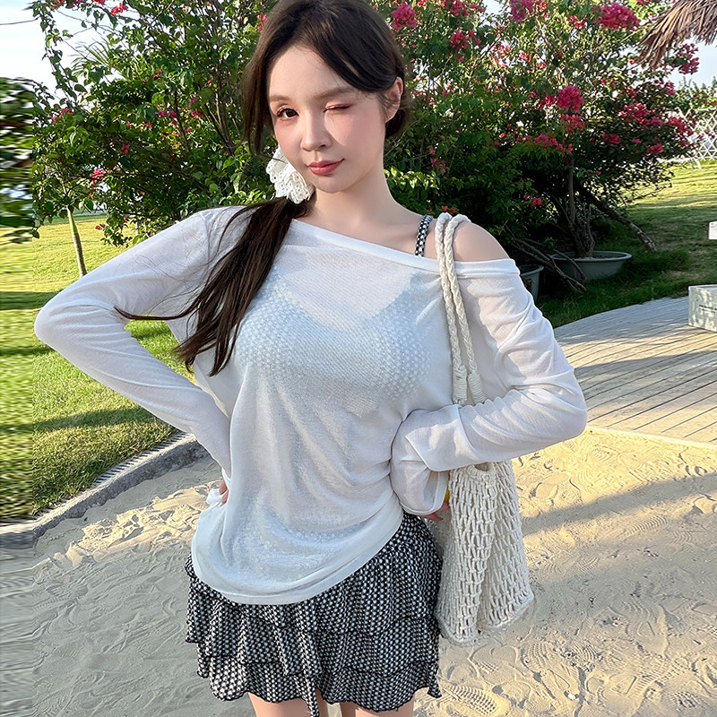 大码泳衣女三件套分体胖mm200斤裙式遮肚微胖女士遮肉绝美泡温泉