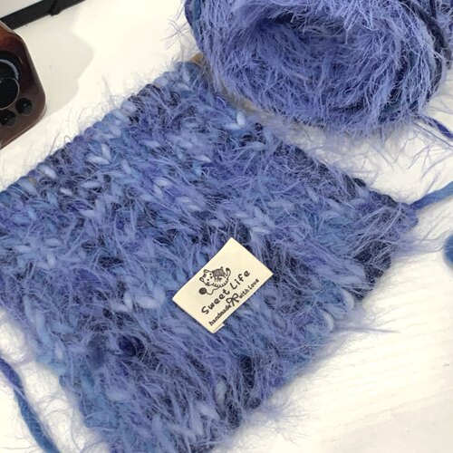 阿林handmade手工编织围巾线柔软亲肤棒针线