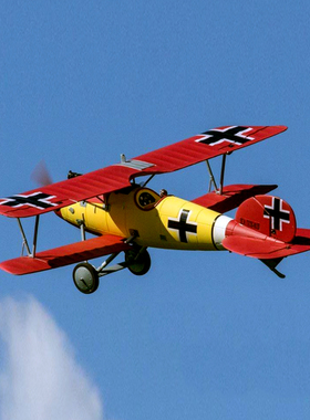 Dynam Albatros Dva迪乐美信天翁翼展1.3m双翼像真固定翼航空模型