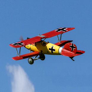 Dynam Albatros Dva迪乐美信天翁翼展1.3m双翼像真固定翼航空模型