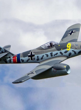 Dynam迪乐美me262二战像真机固定翼双70mm涵道4S版本航模遥控飞机