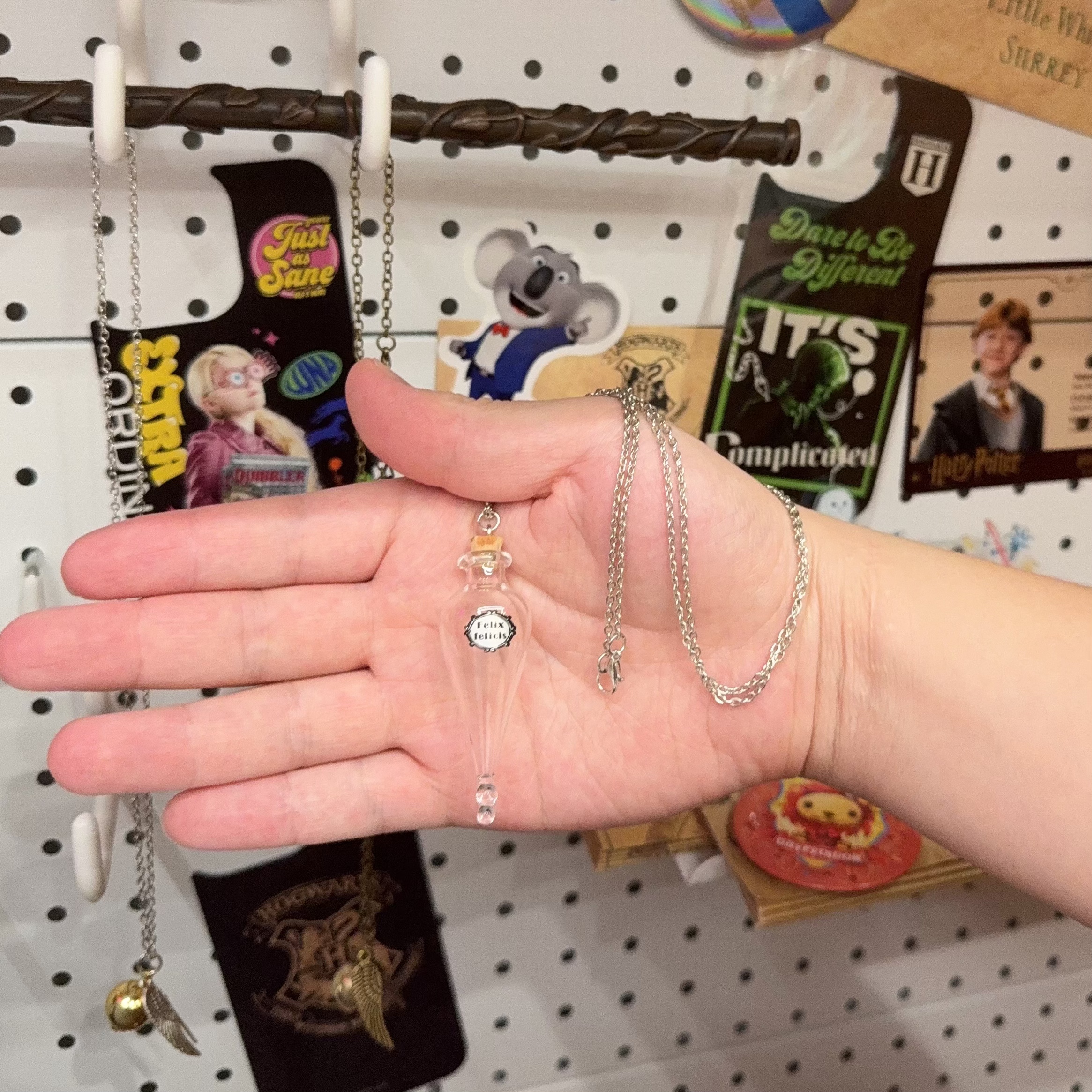 魔法福灵剂瓶幸运瓶DIY项链魔法药水许愿瓶哈利波特赫敏斯内普