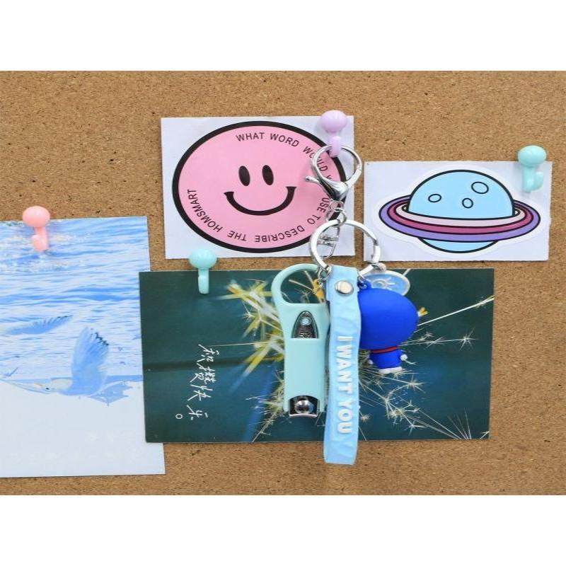 软木挂钩钉装饰装饰墙钉子钩针马卡龙色挂钩钉文件装订用品软板,家居饰品,装饰挂钩,淘宝优惠券,粉丝福利购,淘宝优惠卷