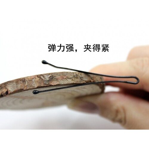 直纹边夹卷发顶夹刘海夹发夹平头