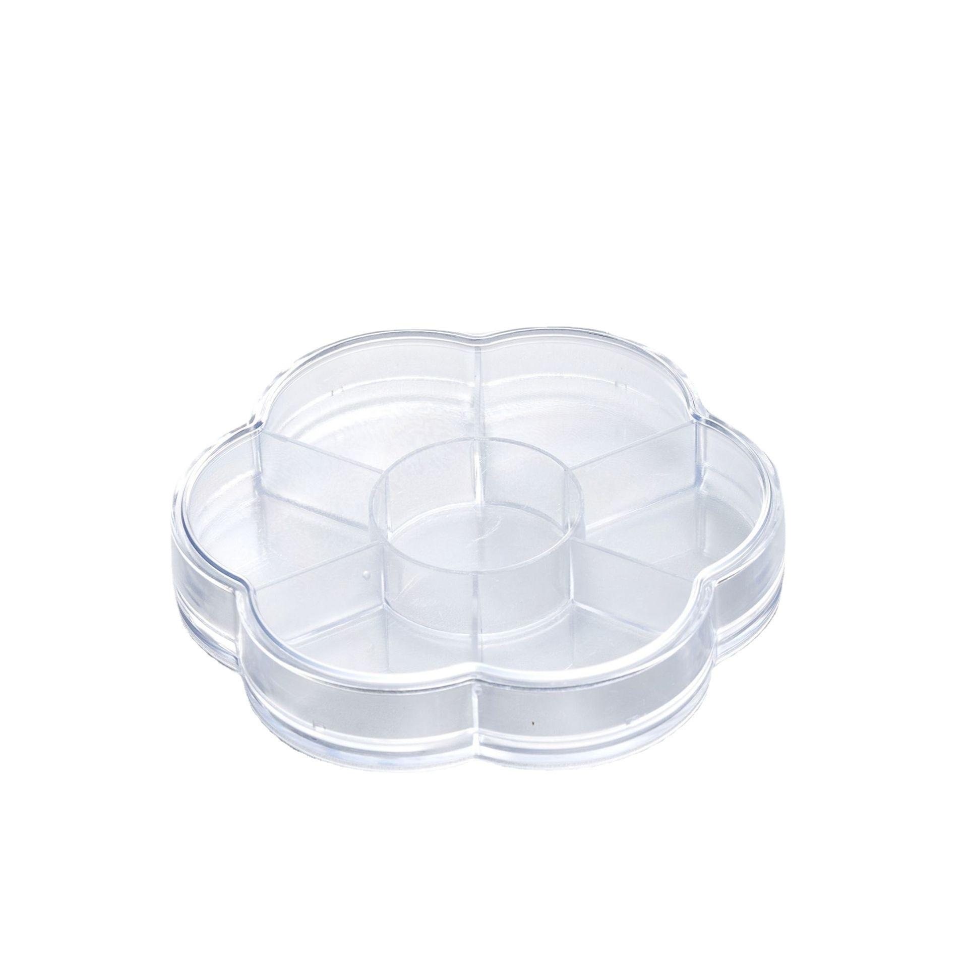 透明饰品材料塑料塑料包装盒首饰置物盒梅花带盖收纳盒美甲工具,饰品/流行首饰/时尚饰品新,耳钉,淘宝优惠券,粉丝福利购,淘宝优惠卷