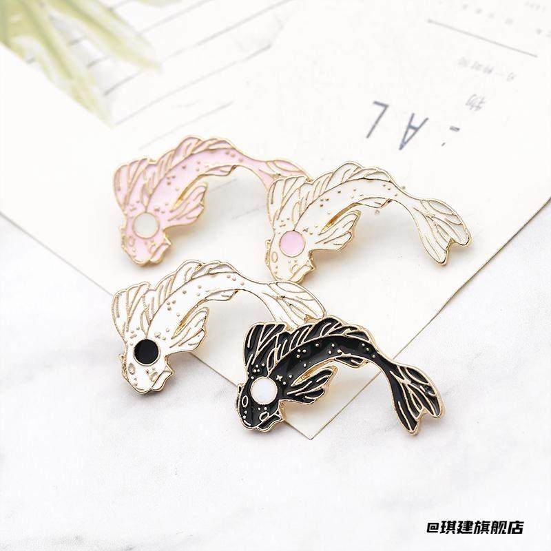 金属别针衣服女领针动物扣针勋章男领针胸针学生太极鱼书包男女潮,饰品/流行首饰/时尚饰品新,银饰胸针,淘宝优惠券,粉丝福利购,淘宝优惠卷