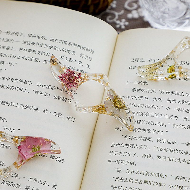 雏菊考公干花款学习创意干花压书器梅花阅读书撑压书器看书考研