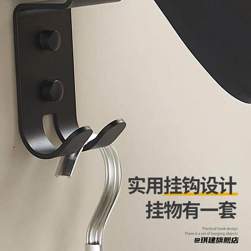 实用厨房书包摩托车头盔架适用收纳器挂包钩置物架移动挂钩免打孔