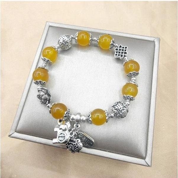 手镯彩水晶玛瑙透明爆款合金手串青玉小饰品玉髓富气网红新中式,饰品/流行首饰/时尚饰品新,手链,淘宝优惠券,粉丝福利购,淘宝优惠卷