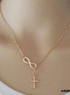 欧美外贸饰品时尚简约金属十字架