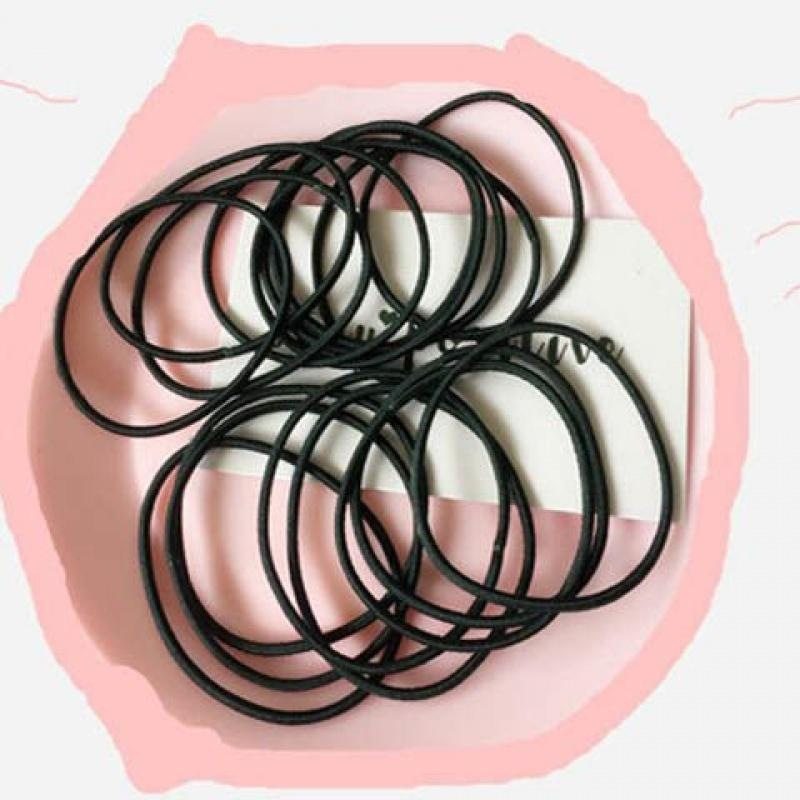 日韩不伤发儿童黑色头绳马尾扁发绳扎头发橡皮筋简约男女细小发圈,饰品/流行首饰/时尚饰品新,发饰,淘宝优惠券,粉丝福利购,淘宝优惠卷