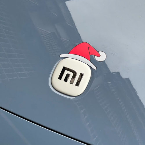 装饰贴纸适用于小米xiaomi红帽子