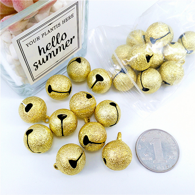 彩色圣诞大小铃铛电镀diy手工饰品配件宠物猫狗项圈挂件响铃铛