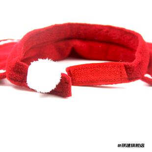 节日饰品宠物衣服领结驯鹿帽秋冬服饰配饰圣诞节宠物衣服服装衣服