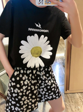 换季特价亏本打折清仓纯棉睡衣短袖裤女春夏家居服休闲套装可外穿