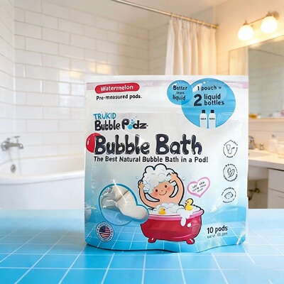 Trukid儿童泡泡浴泡澡球婴儿宝宝沐浴露超多浴缸沐浴球浴缸美国