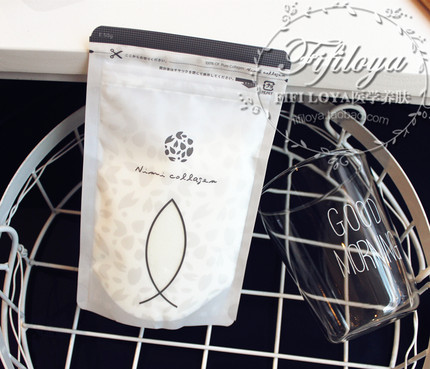 少女肌感!包邮日本进口淡水鱼鳞水解胶原蛋白多肽粉紧致嫩肤 50g