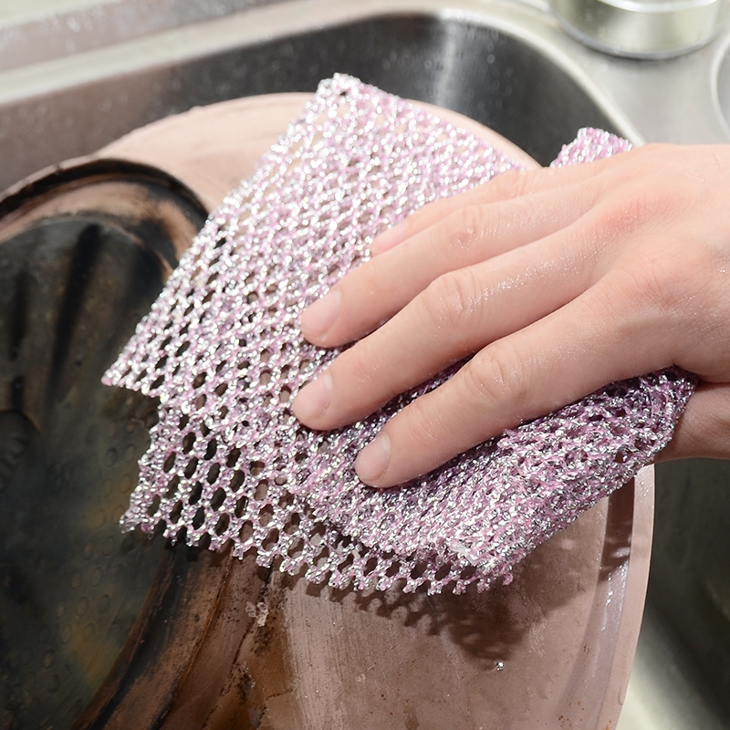 韩国进口厨房专用不掉毛不沾油钢丝洗碗布刷不锈钢锅钢丝球清洁布,家庭/个人清洁工具,抹布,淘宝优惠券,粉丝福利购,淘宝优惠卷