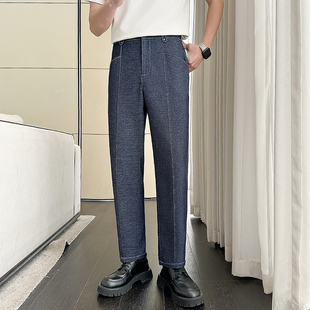 P38 X43 模特图 仿牛仔休闲裤