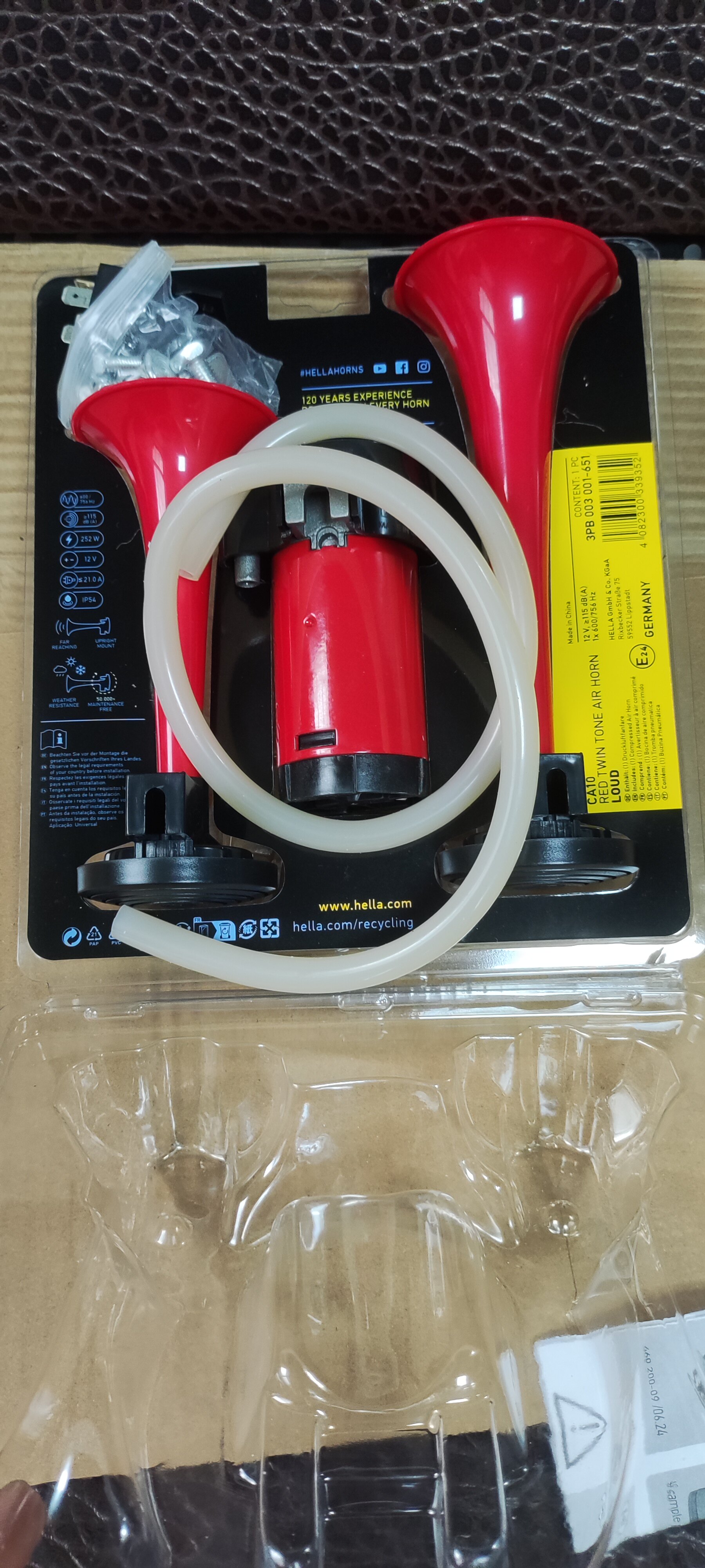 海拉12V气电喇叭