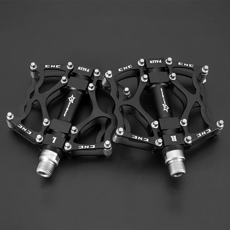 自行车脚踏板山地车公路车铝合金轴承培林脚蹬子死飞单车配件装备