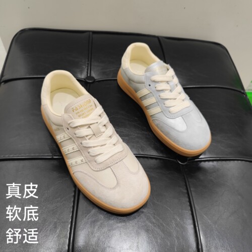 88真皮软底舒适德训鞋女2026新款春季透气休闲运动鞋户外徒步鞋潮