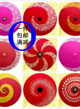 油纸伞新款红色樱花日系寿司店餐厅和风传统吊顶装饰古装旗袍雨伞