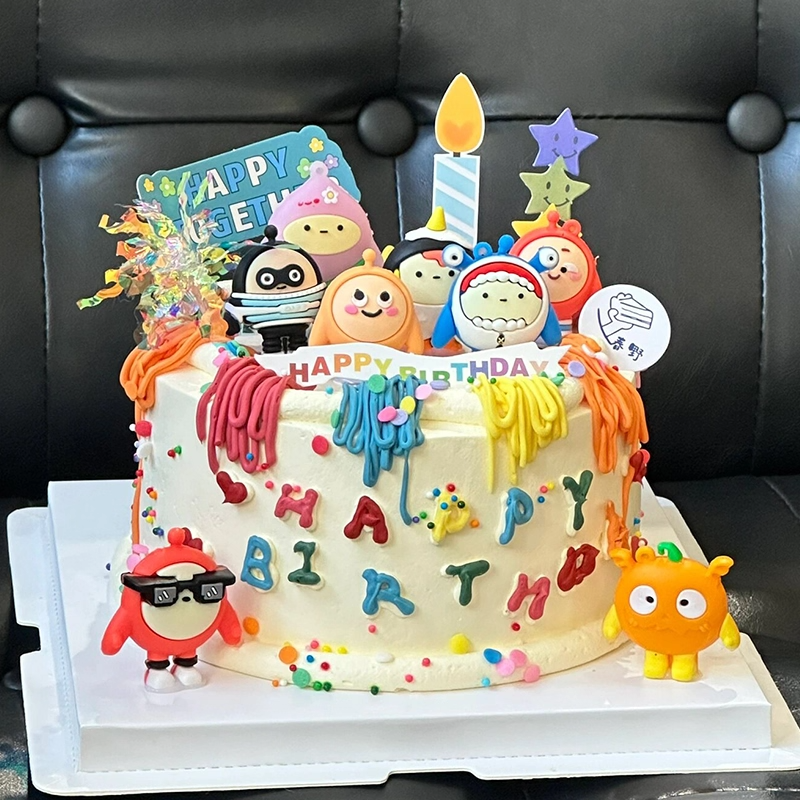 蛋仔派对蛋糕装饰摆件网红仔仔熊儿童周岁生日甜品台烘焙装扮配件,节庆用品/礼品,蛋糕/烘焙装饰用品,淘宝优惠券,粉丝福利购,淘宝优惠卷