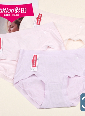 【3条价】彩田超速干小风车内裤15280舒适密布透气孔女短裤15281