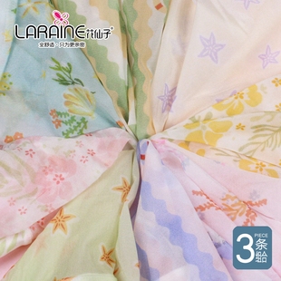 【3条价】花仙子飘飞网纱速干女内裤22205超薄透明性感短裤22206