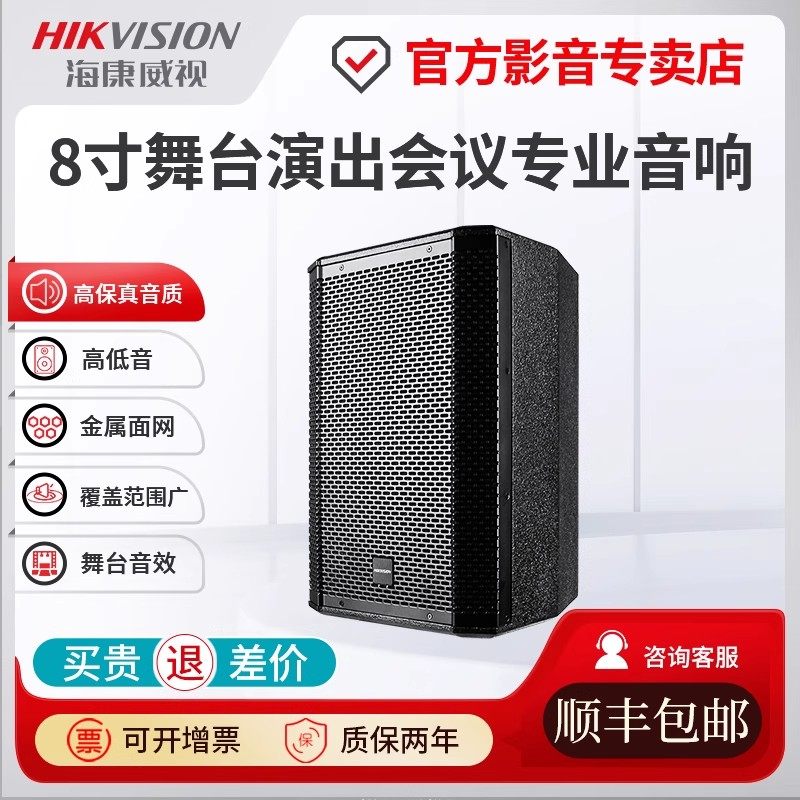 海康威视会议舞台演出高端专业音箱专业KTV K歌大功率发烧级音响