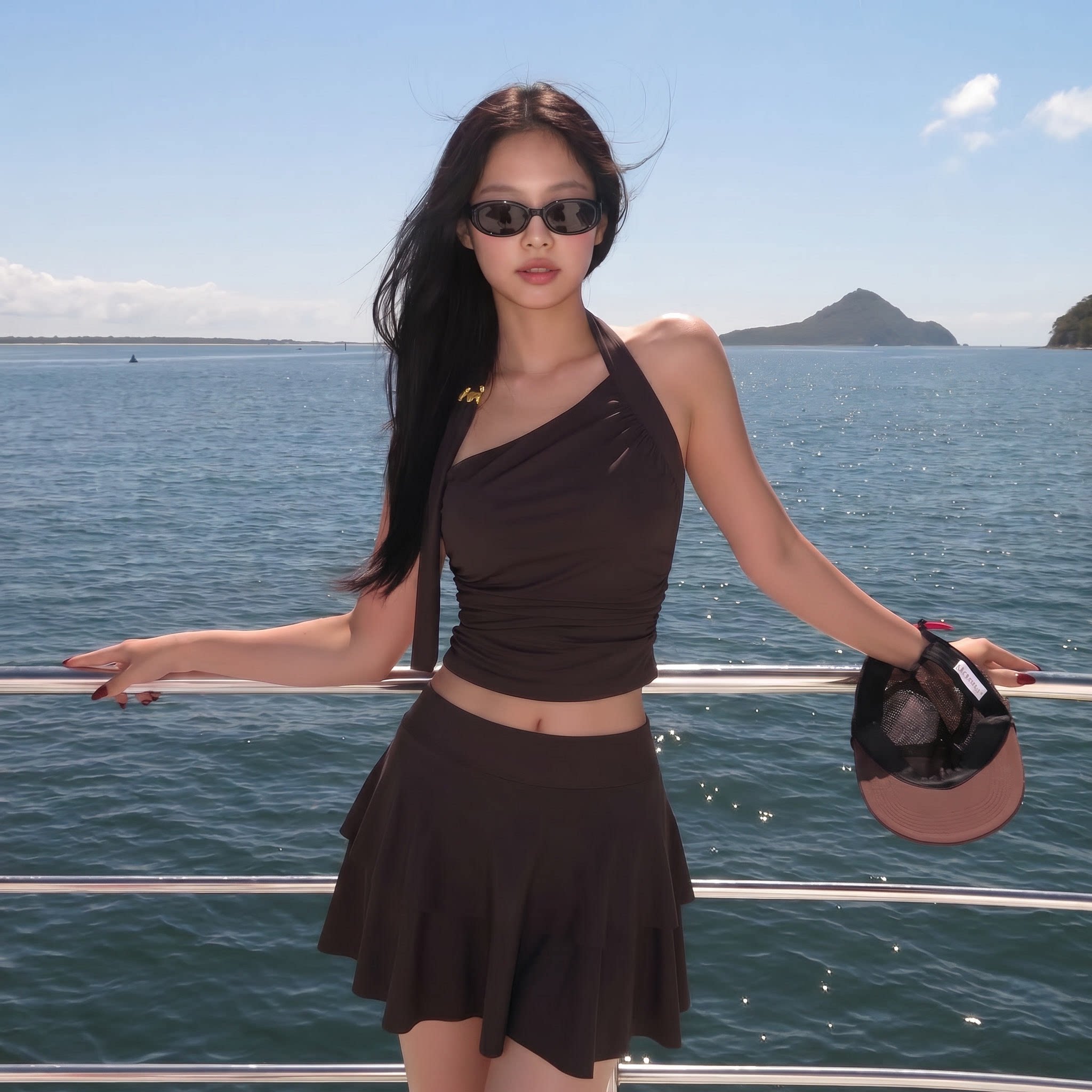 2026新款泳衣女分体高级感裙式保守绝美显瘦游泳衣温泉度假辣妹图片