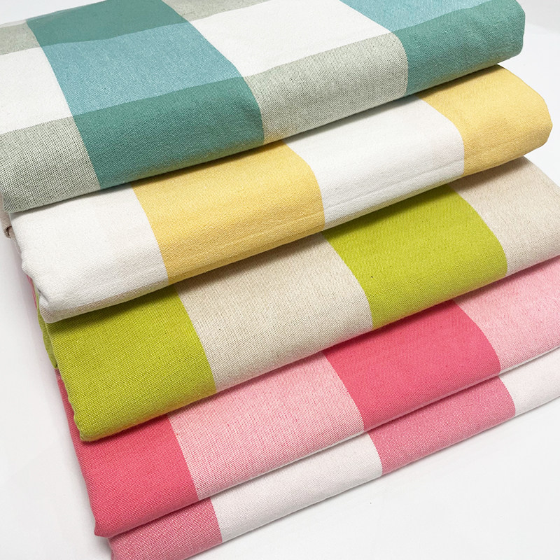 色织加厚全棉老粗布床单三件套