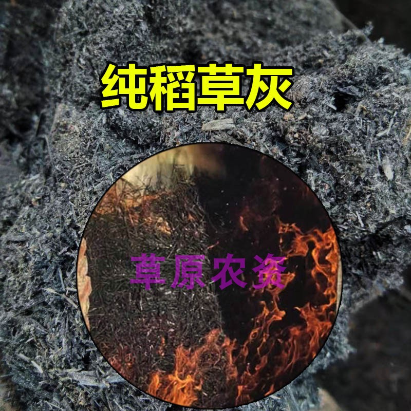 稻草灰杀菌种菜花卉防虫草木灰