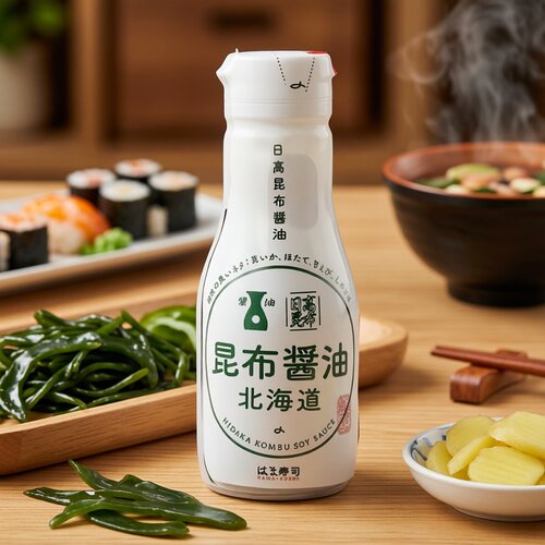 日本北海道昆布酱油鲜味调味汁寿司蘸料拌饭拌菜日式料理专用酱油