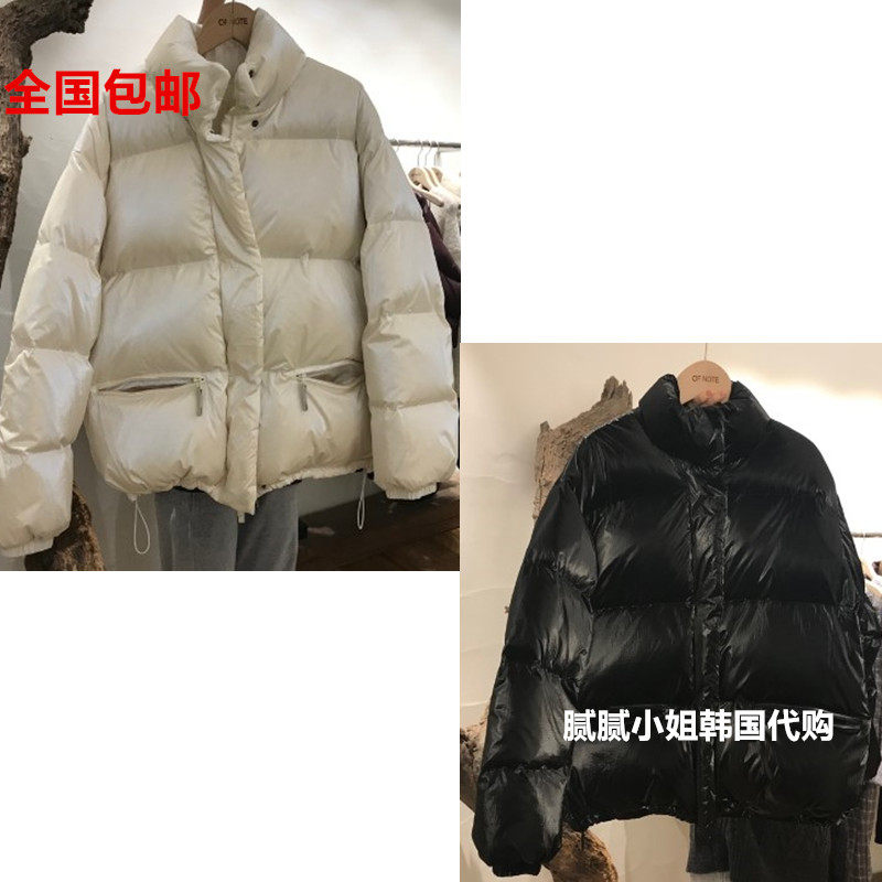 OF NOTE韩国东大门代购 棉服亮面羽绒服