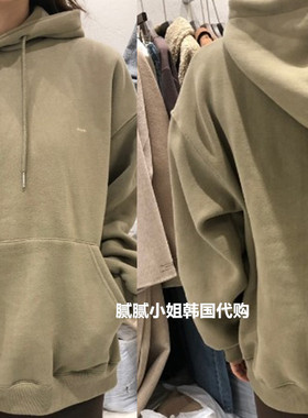 秋冬韩国东大门layered简约连帽卫衣102323