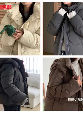 2025冬季韩国东大门riveroom抽绳短款羽绒服103101