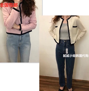 韩国 东大门 Vegetable040107薄款 90%羊毛 复古 毛衣开衫