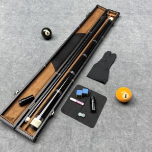 征途3 奥斯本台球杆1比1复刻镶嵌全新银环做工中式黑八杆九球手工