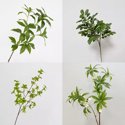 高仿真手感马醉木树枝福禄桐吊钟叶北欧简约植物室内装饰摆放绿