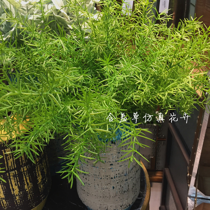 大束高仿真天门冬森系插花装饰